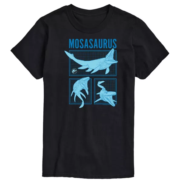 

Мужская футболка с длинным рукавом "Jurassic World: Мозазавр" в сетку Licensed Character, черный