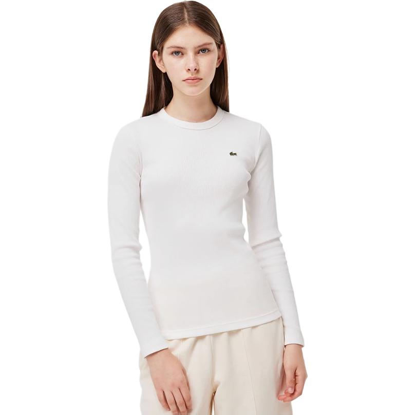 Футболка LACOSTE женская экрю — фото 4