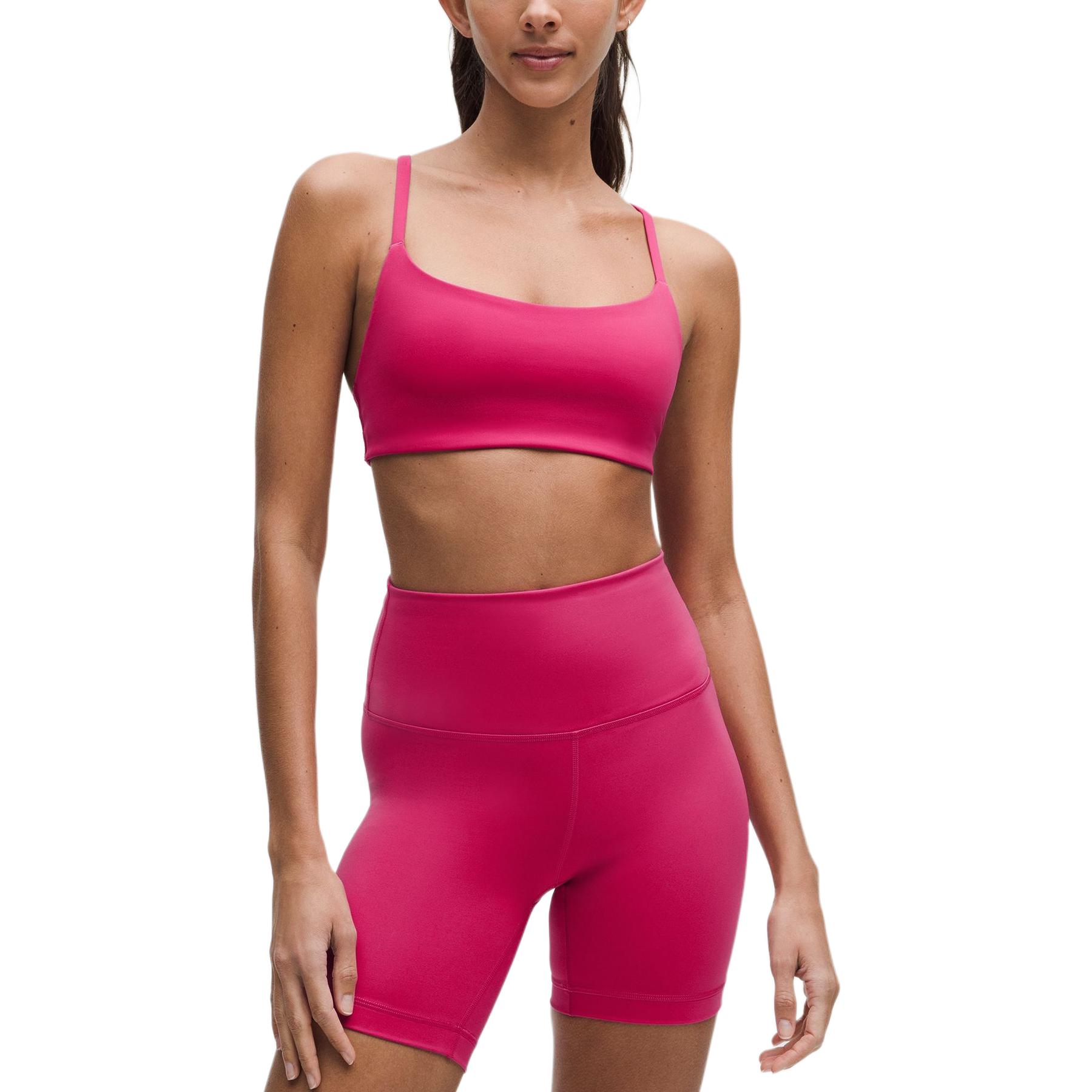 

Трусы для йоги Wunder Train Everlux женские Lululemon, Raspberry Jam Powder/Rbco