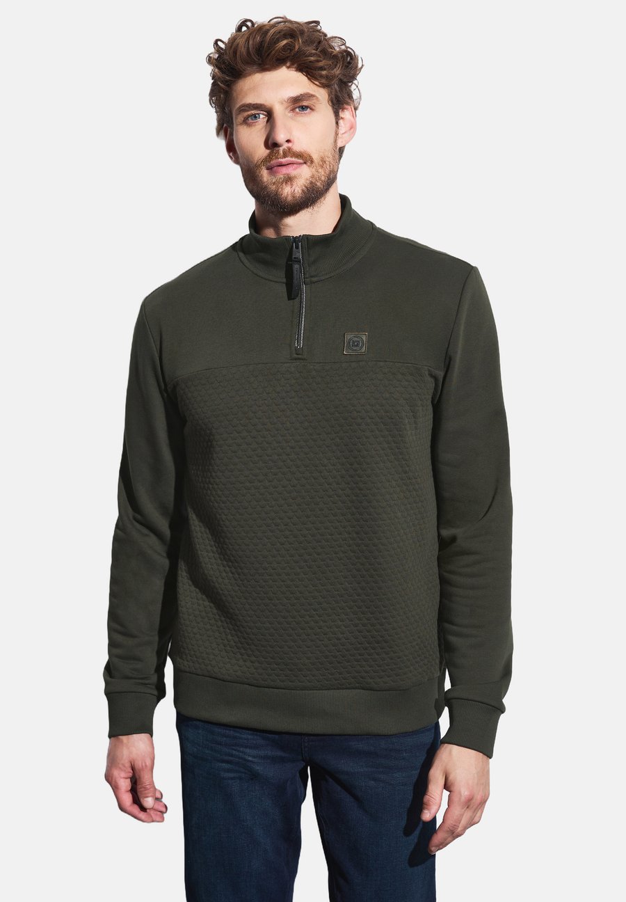 

Толстовка Street One MEN TROYER STRUKTUR, Grün/Green