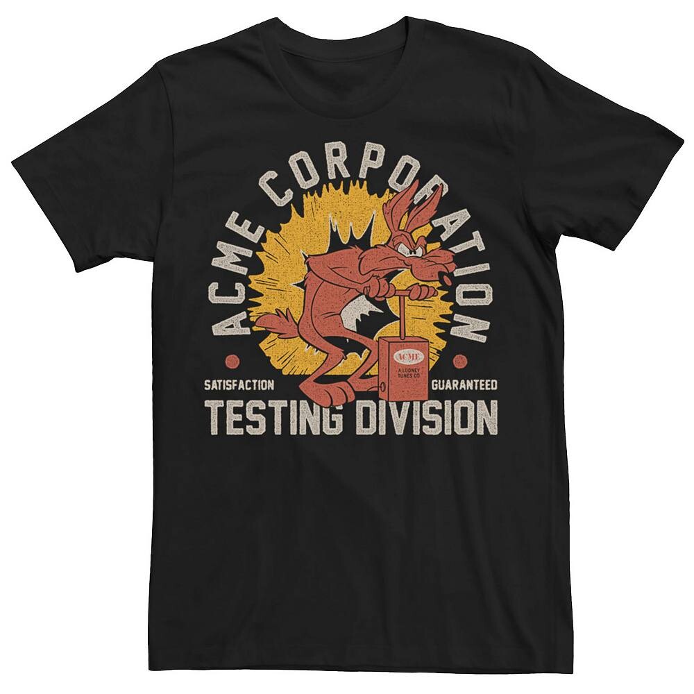 

Мужская футболка Looney Tunes Acme Corporation Wile E. Coyote Licensed Character, черный