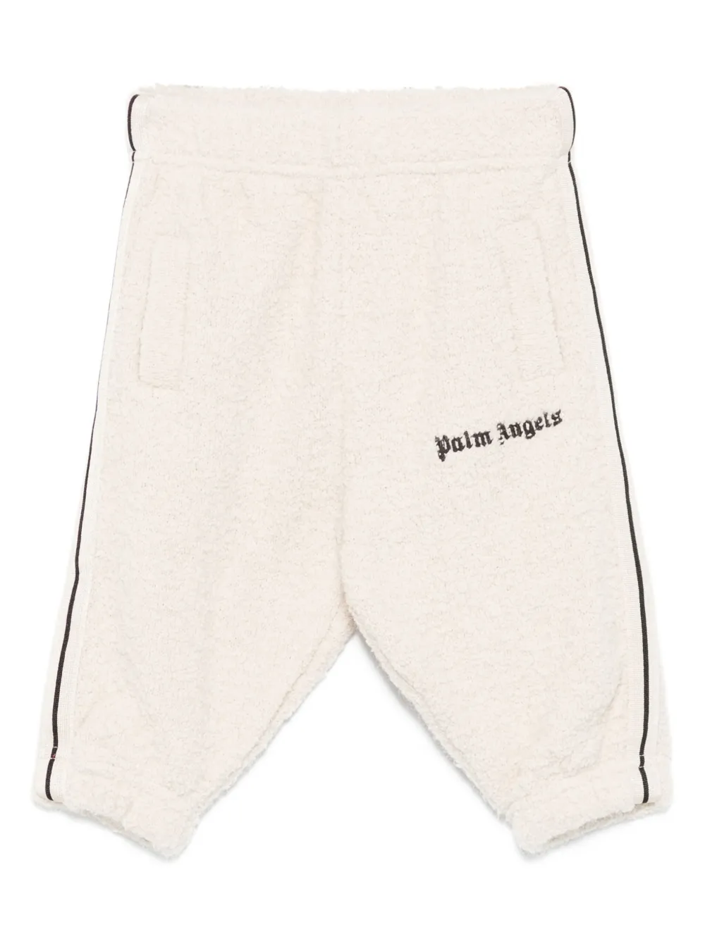 

Брюки с вышитыми полосками по бокам Palm Angels Kids, нейтральный
