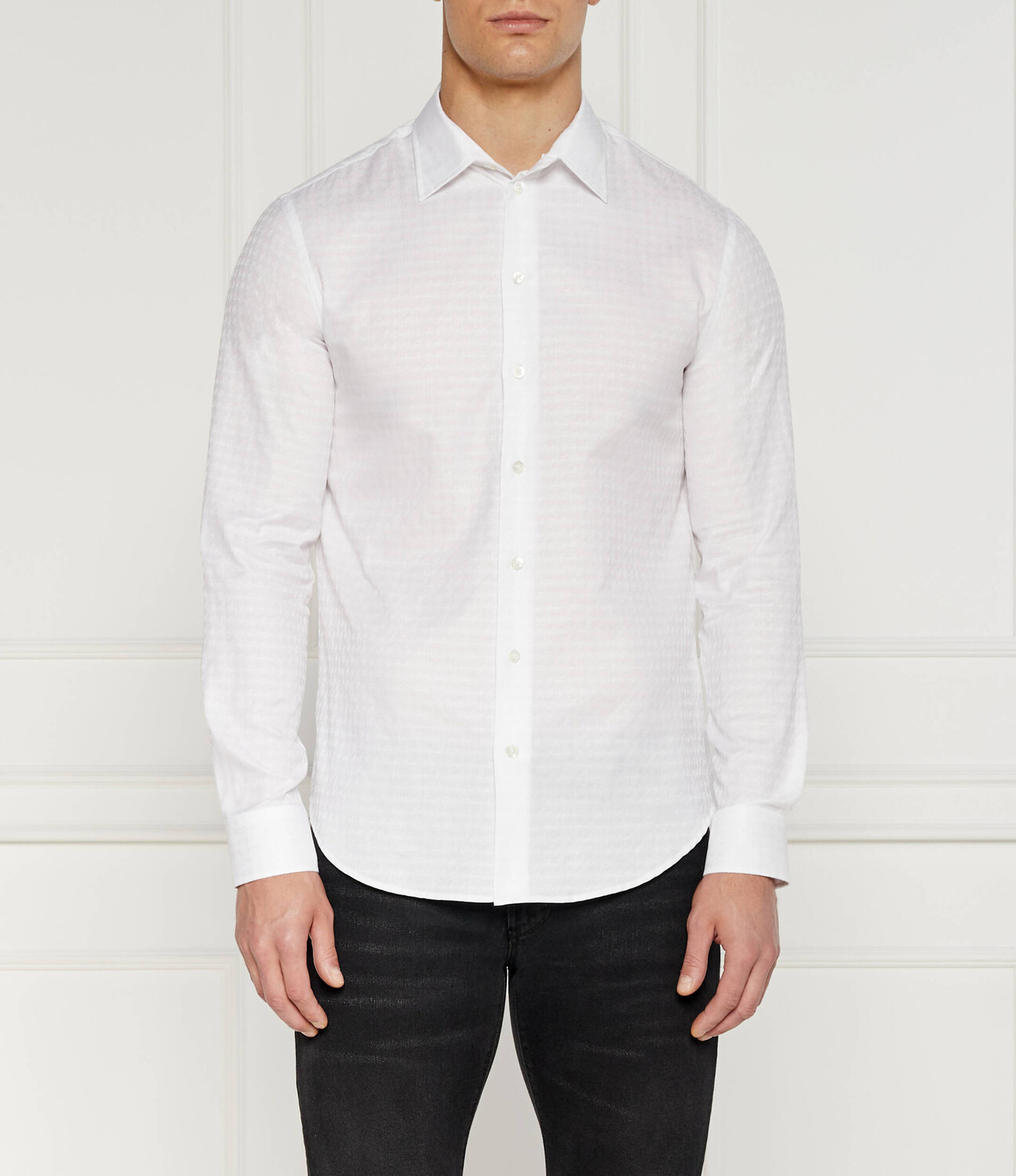 

Рубашка Emporio Armani Regular Fit, белый