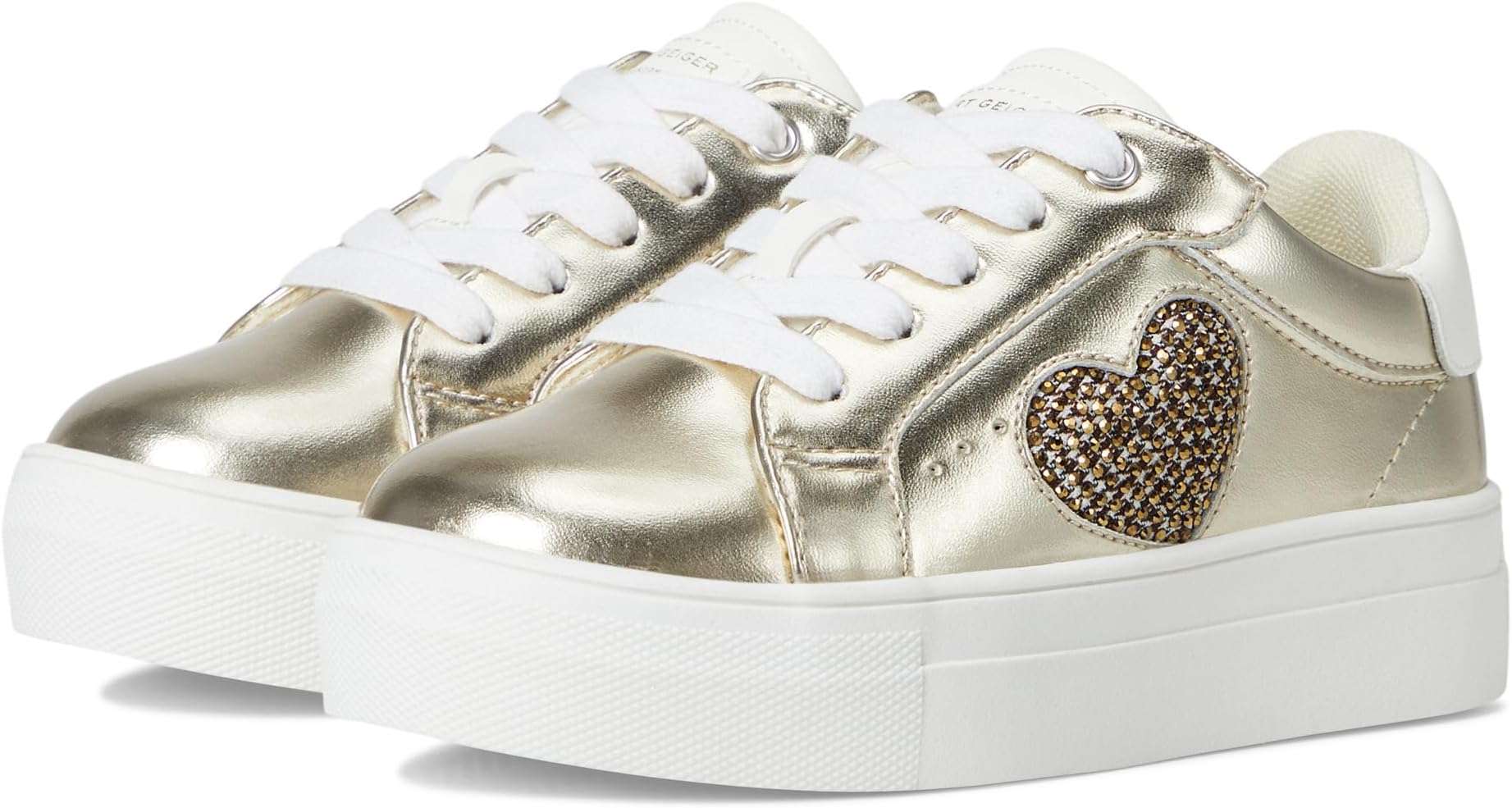 

Кроссовки Kurt Geiger London Kids Mini Luckson Heart, Gold