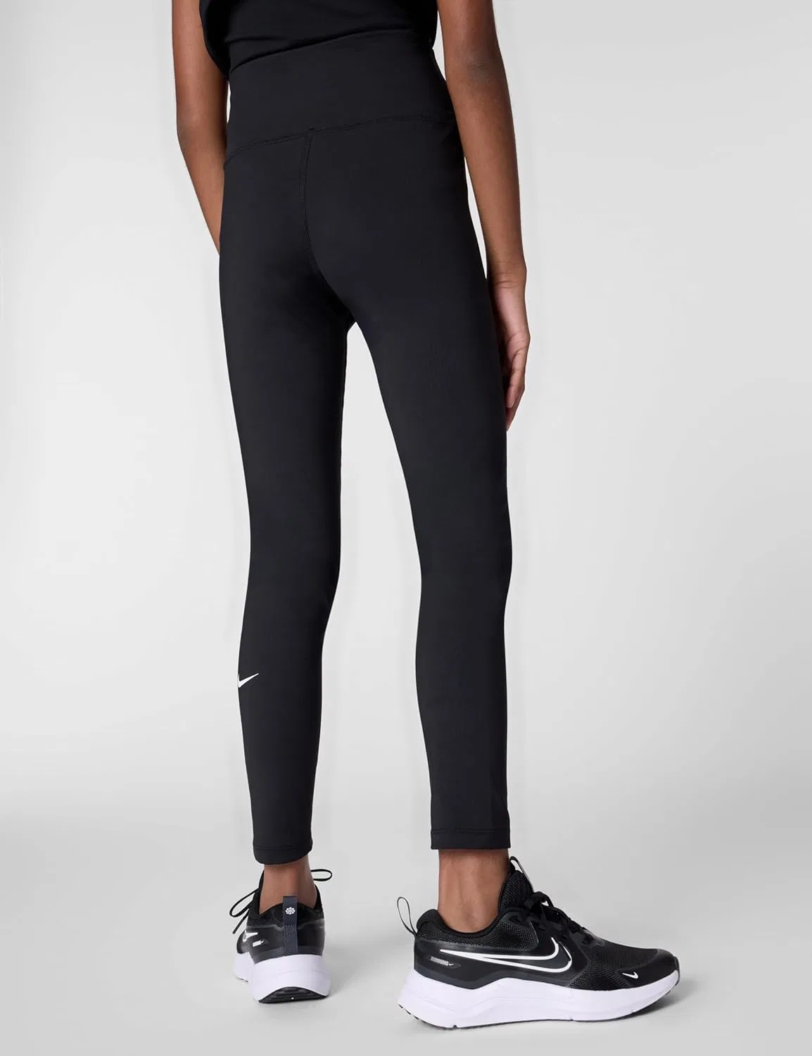 Леггинсы Dri-FIT Nike, черно-белые — фото 3