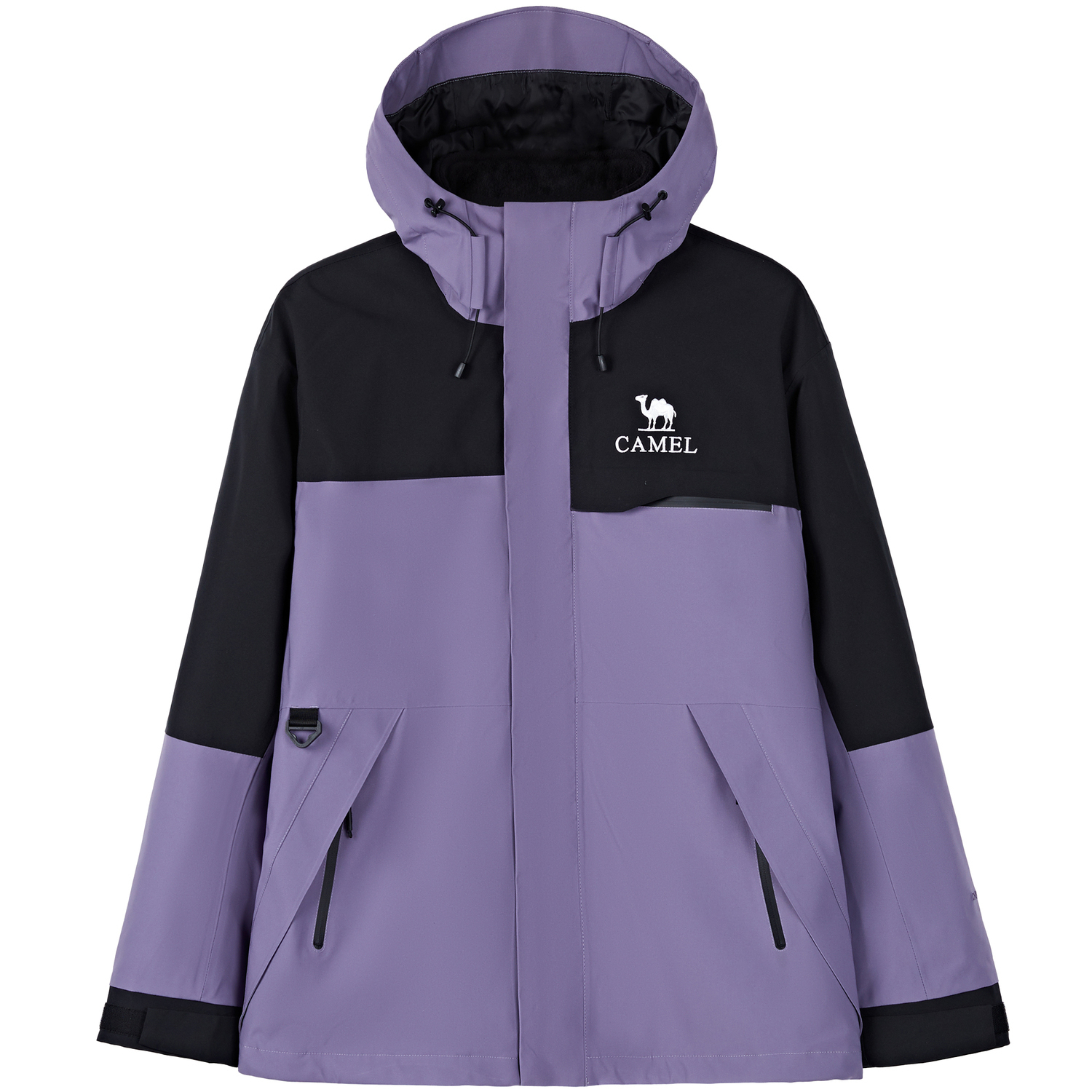

CAMEL Ветровка для любой погоды Unisex, Brush Sleeve Purple/Phantom Black