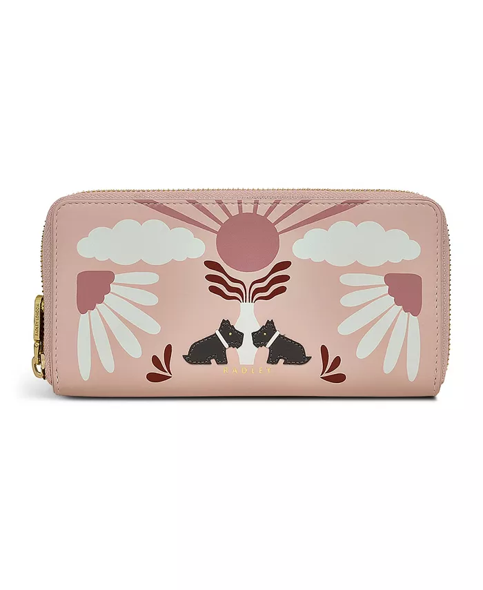 

Кошелек на молнии Rising Sun Radley London, розовый