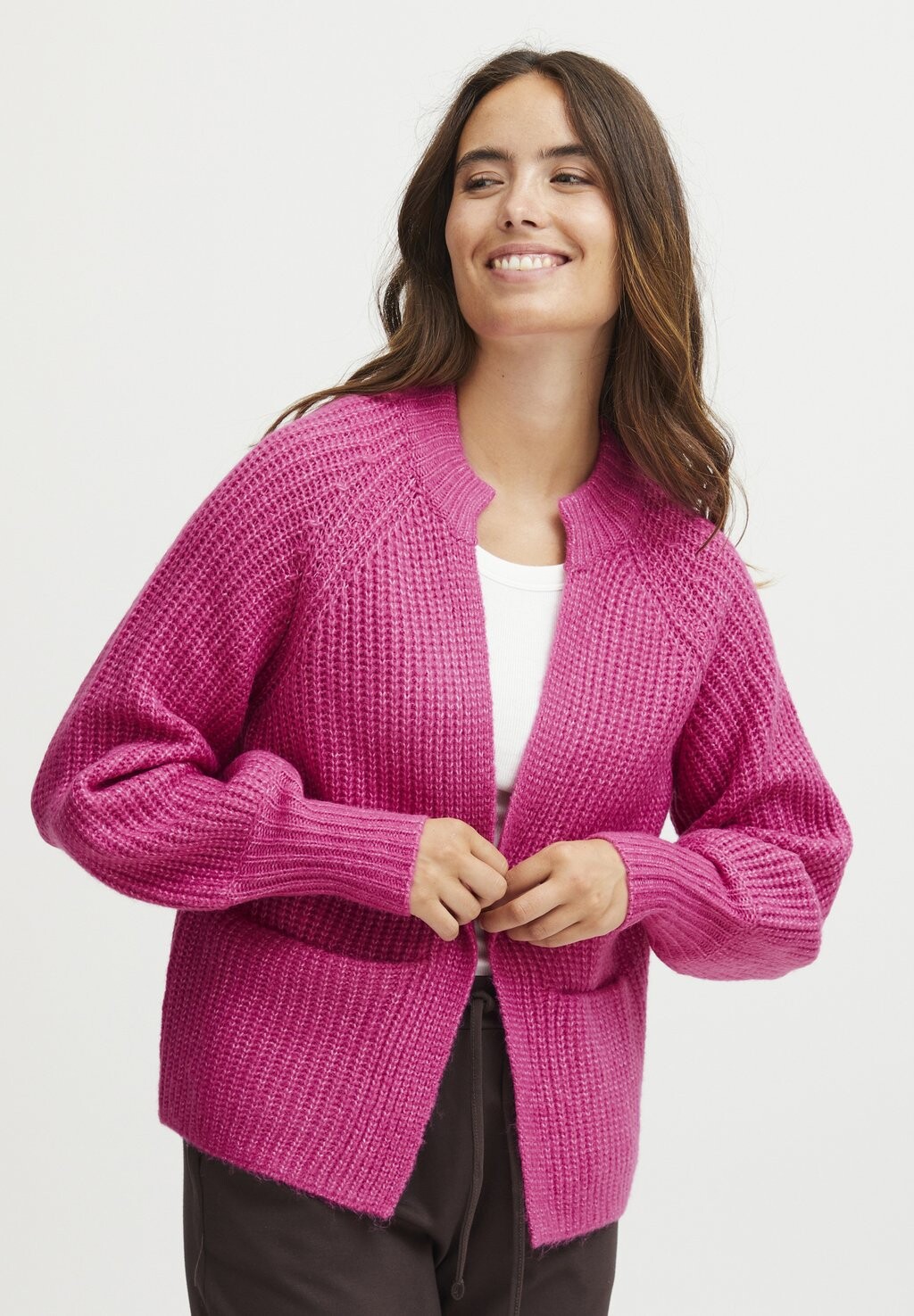 

Кардиган Beverly Fransa, цвет very berry melange