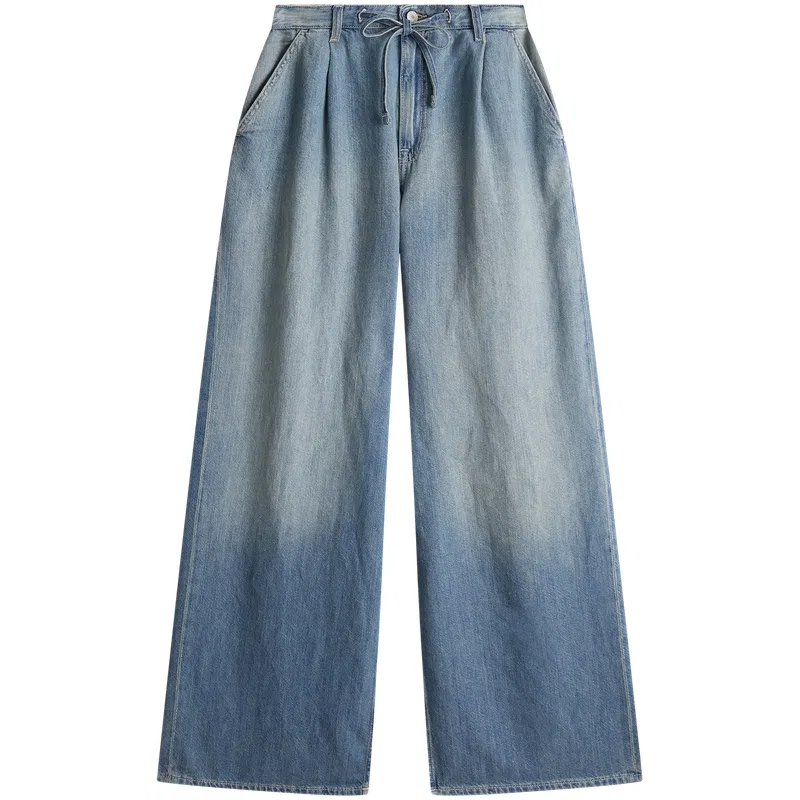 Джинсы прямые средней посадки Tommy Hilfiger Denim Blue