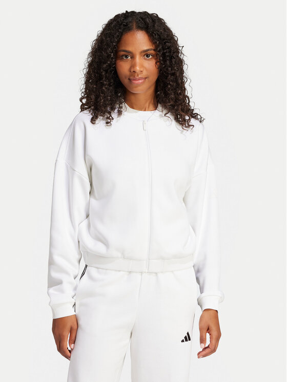 

Свободный крой толстовка Essentials Contemporary Logo JD9966 Adidas, белый