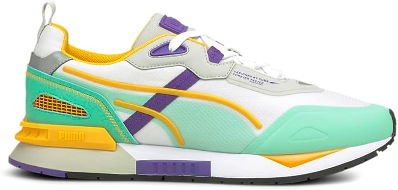 

Мужские кроссовки PUMA Mirage Tech на шнуровке, повседневные - зеленые, белые, желтые, белый