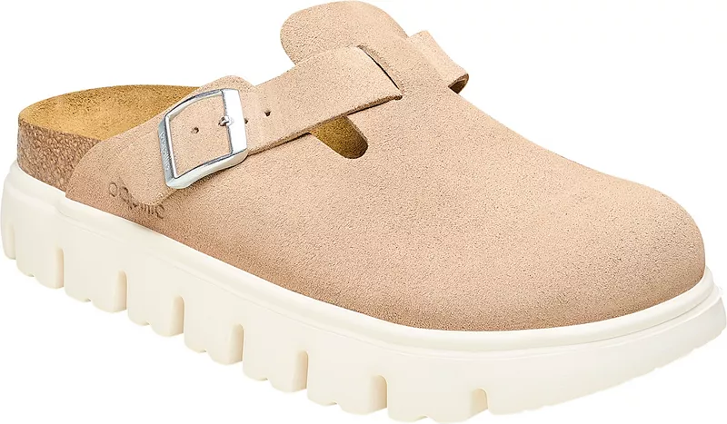 Женские массивные бостонские сабо Papillio от Birkenstock, цвет Sand