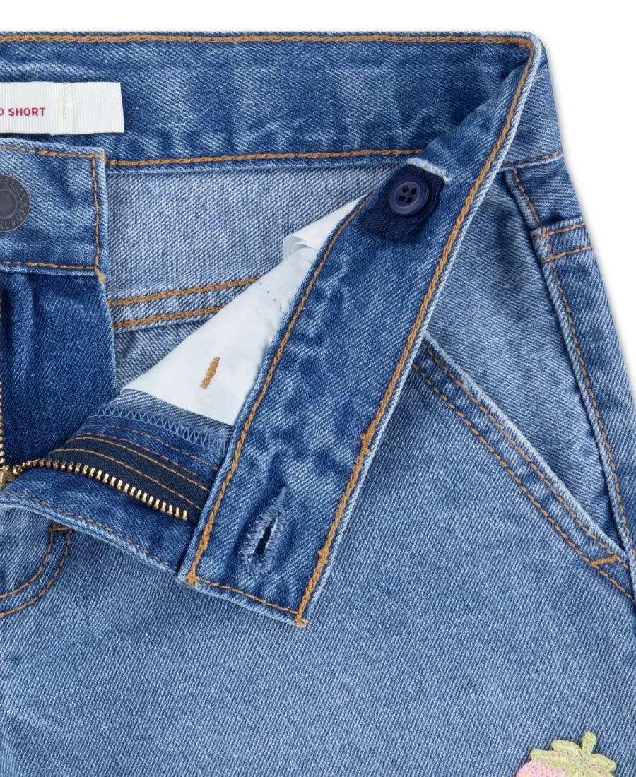 Шорты-«подружки» с аппликацией для девочек 7-16 лет Levi's, Good Grades — фото 3