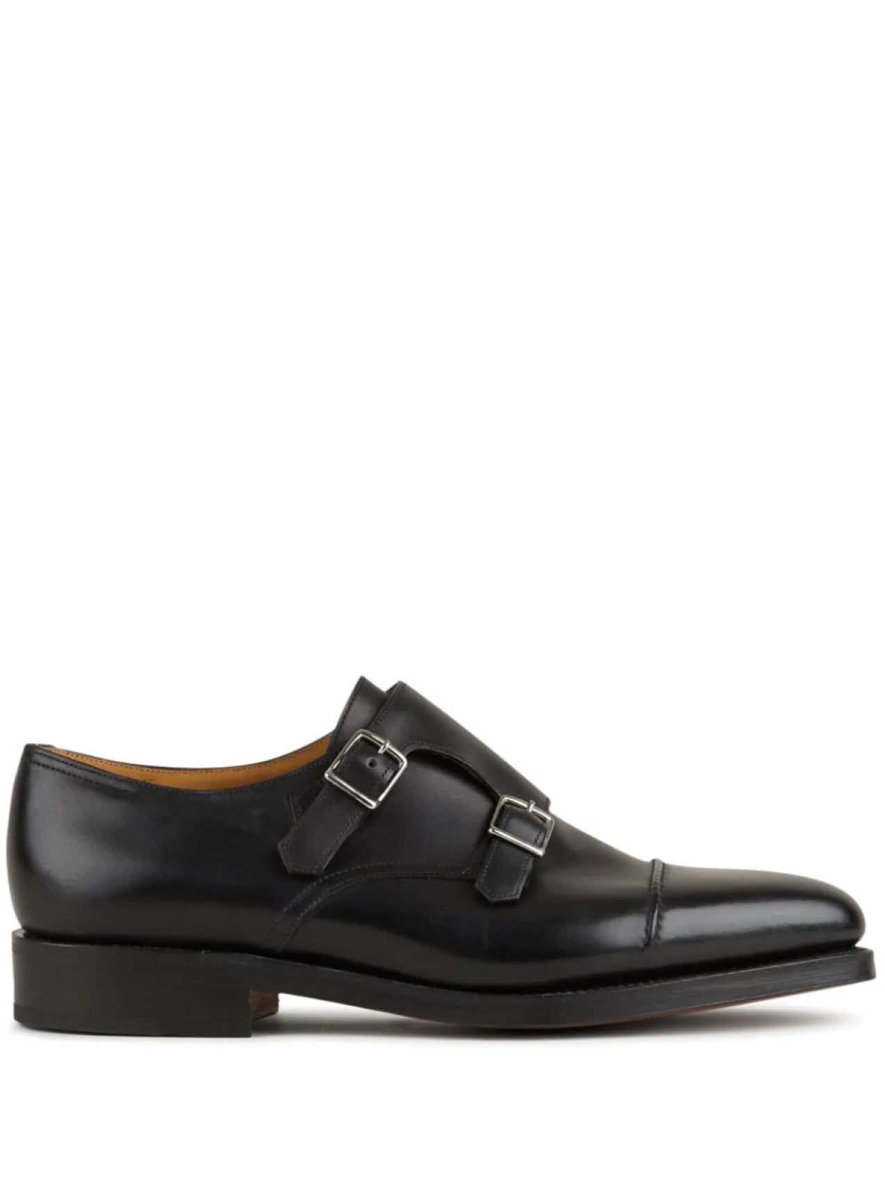 

John Lobb туфли монки William II, черный