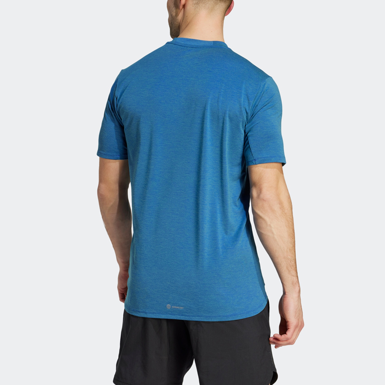 Футболка для тренировок Aeroready Hiit Color Shift Adidas, Ярко-синий — фото 4