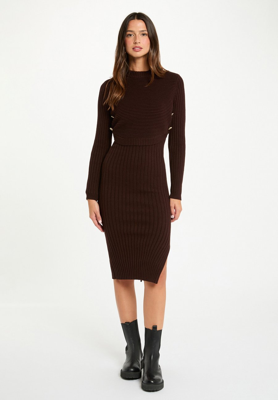 

Платье Morgan FITTED, Marron Foncé/Dark Brown