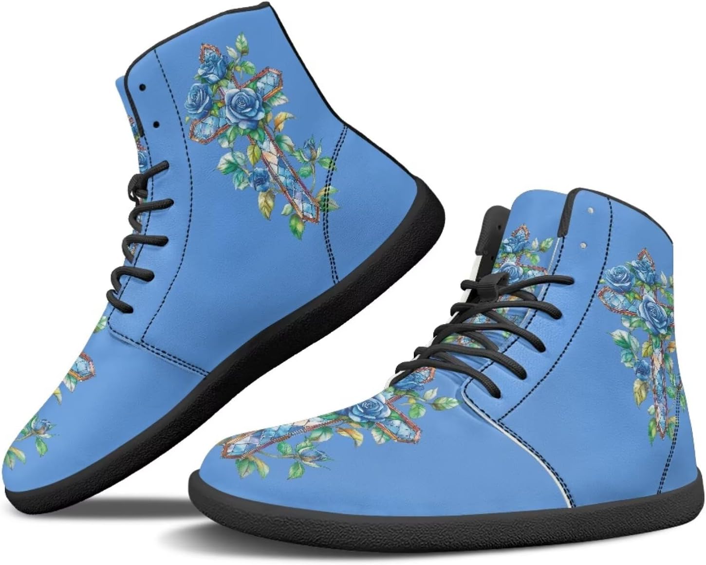 

Кроссовки Binienty с широкой посадкой для мужчин и женщин, минималистичные, обувь для босоногой ходьбы, с нескользящей подошвой и нулевым перепадом, голубой