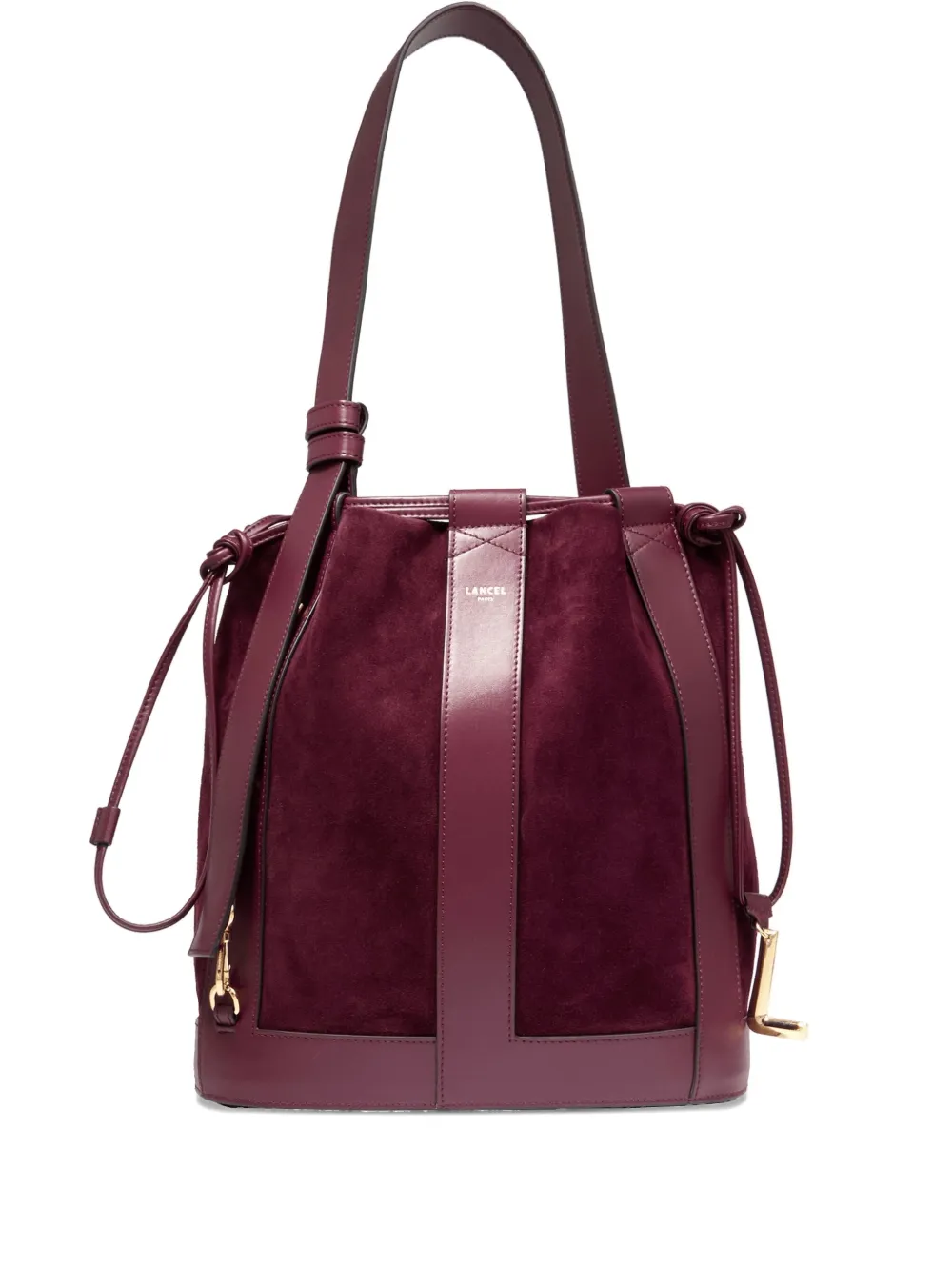 

Сумка-ведро Elles среднего размера Lancel, красный