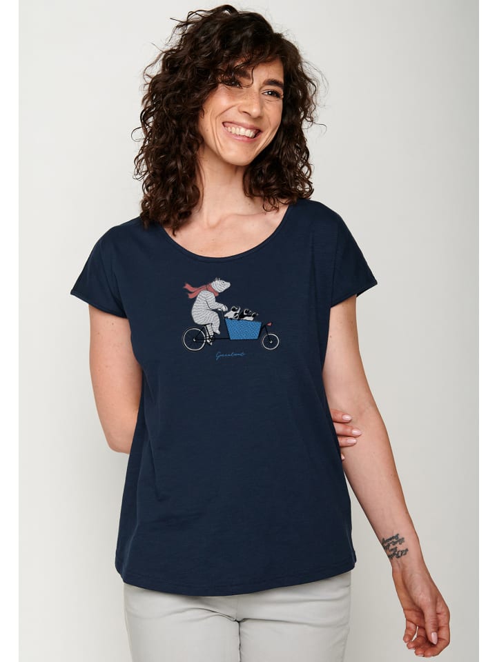 

Футболка Bike Cargo Family темно-синего цвета GreenBomb, Синий, Футболка Bike Cargo Family темно-синего цвета GreenBomb