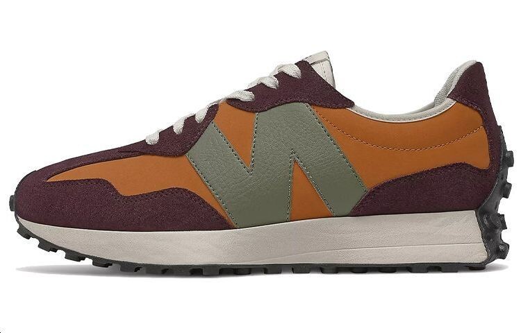 

New Balance 327 Мадрас Оранжевый Бордовый