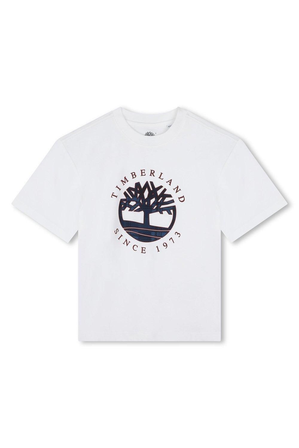 

Футболка Timberland Boys с коротким рукавом, белый