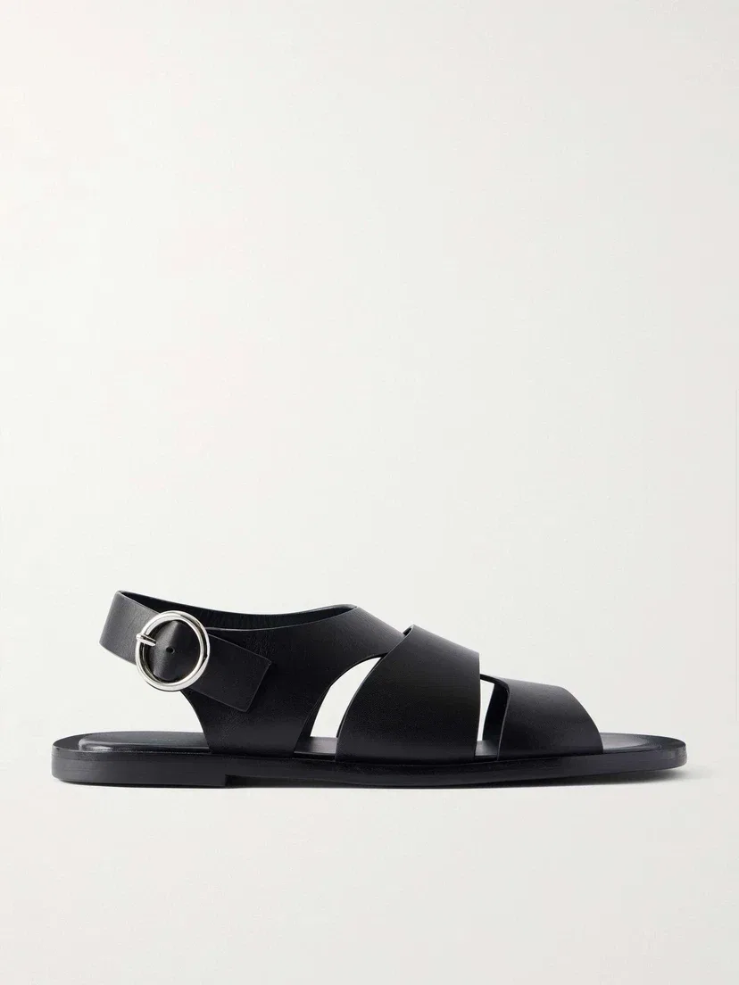 Капри fisherman замшевые сандалии Proenza Schouler, черный