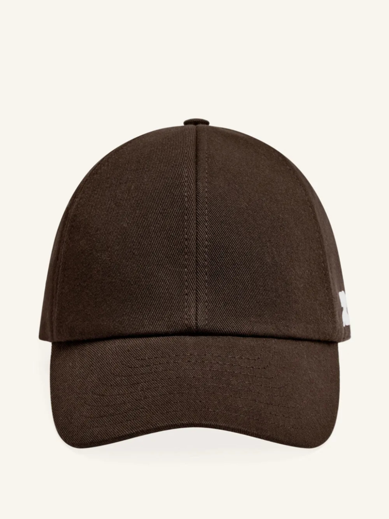 

Бейсболка из хлопка Courrèges, коричневый