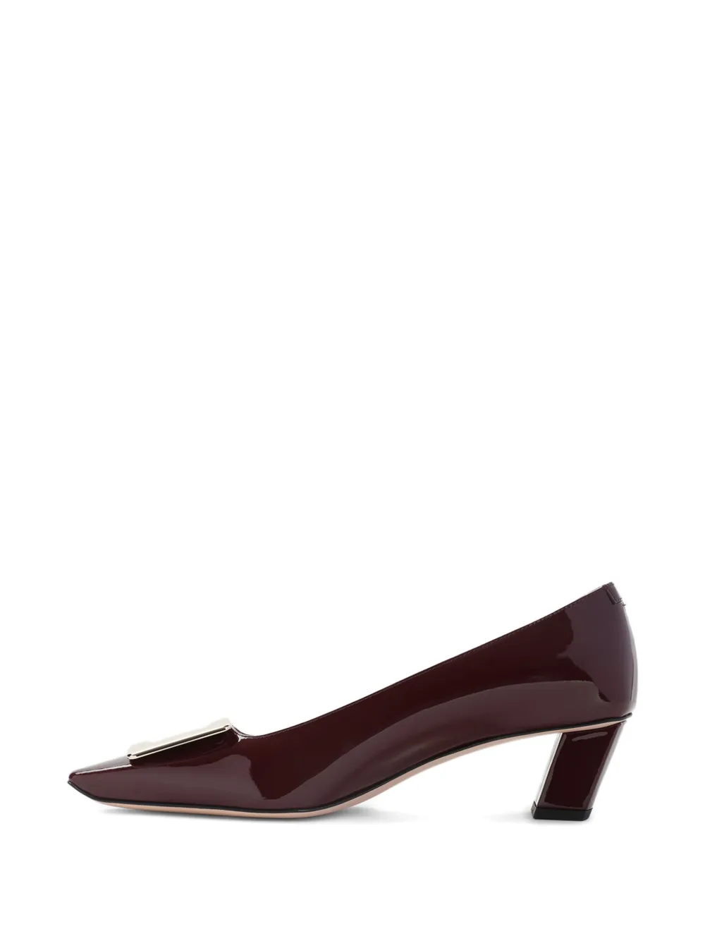 Туфли Belle 45 на блочном каблуке Roger Vivier, красный — фото 3