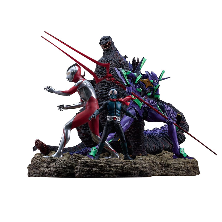 

GSC New・Japan・Hero・Space Hobby Model 4-Piece Set Scale Figures Good Smile Company, without bonus version