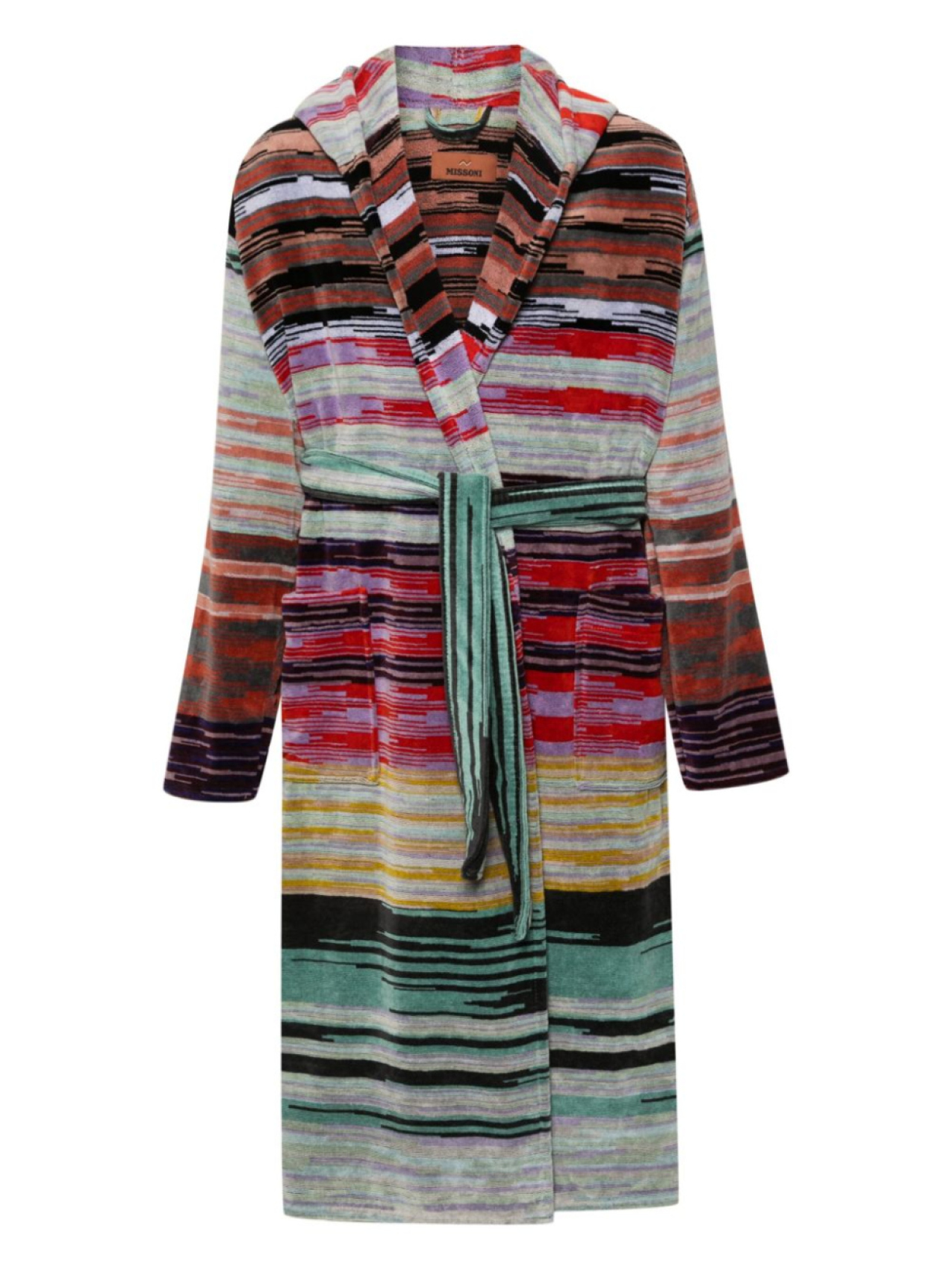 

Missoni Home полосатый халат, зеленый