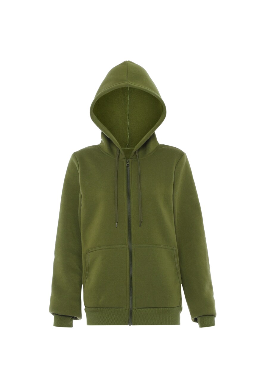 

Толстовка с капюшоном на молнии Flyweight Zip-Up Hoodie, оливковый