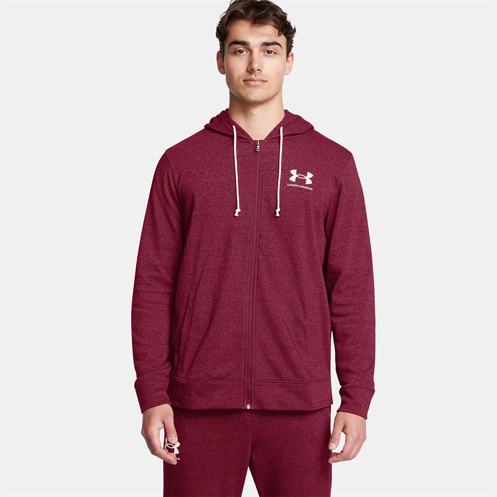 

Толстовка Under Armour Rival Terry Left Chest full zip, красный