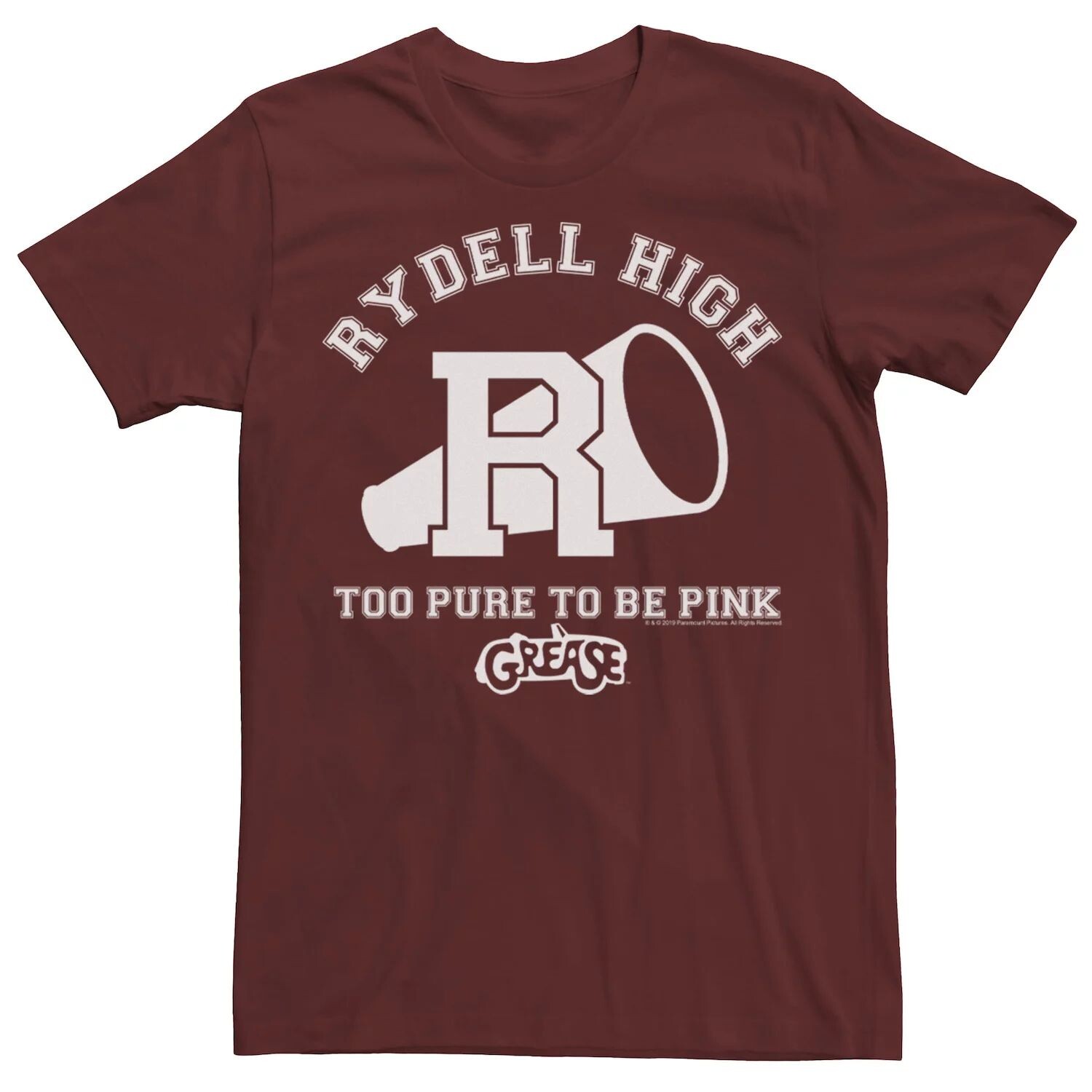 

Мужская футболка Grease Rydell High Too Pure To Be Pink Licensed Character