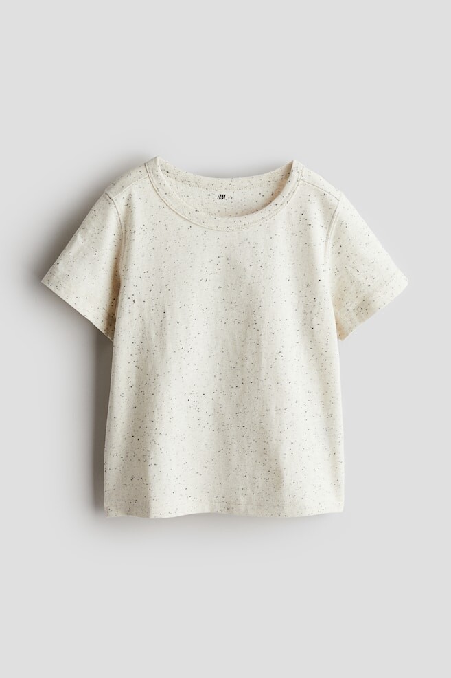 

Футболка из хлопкового трикотажа H&M, белый
