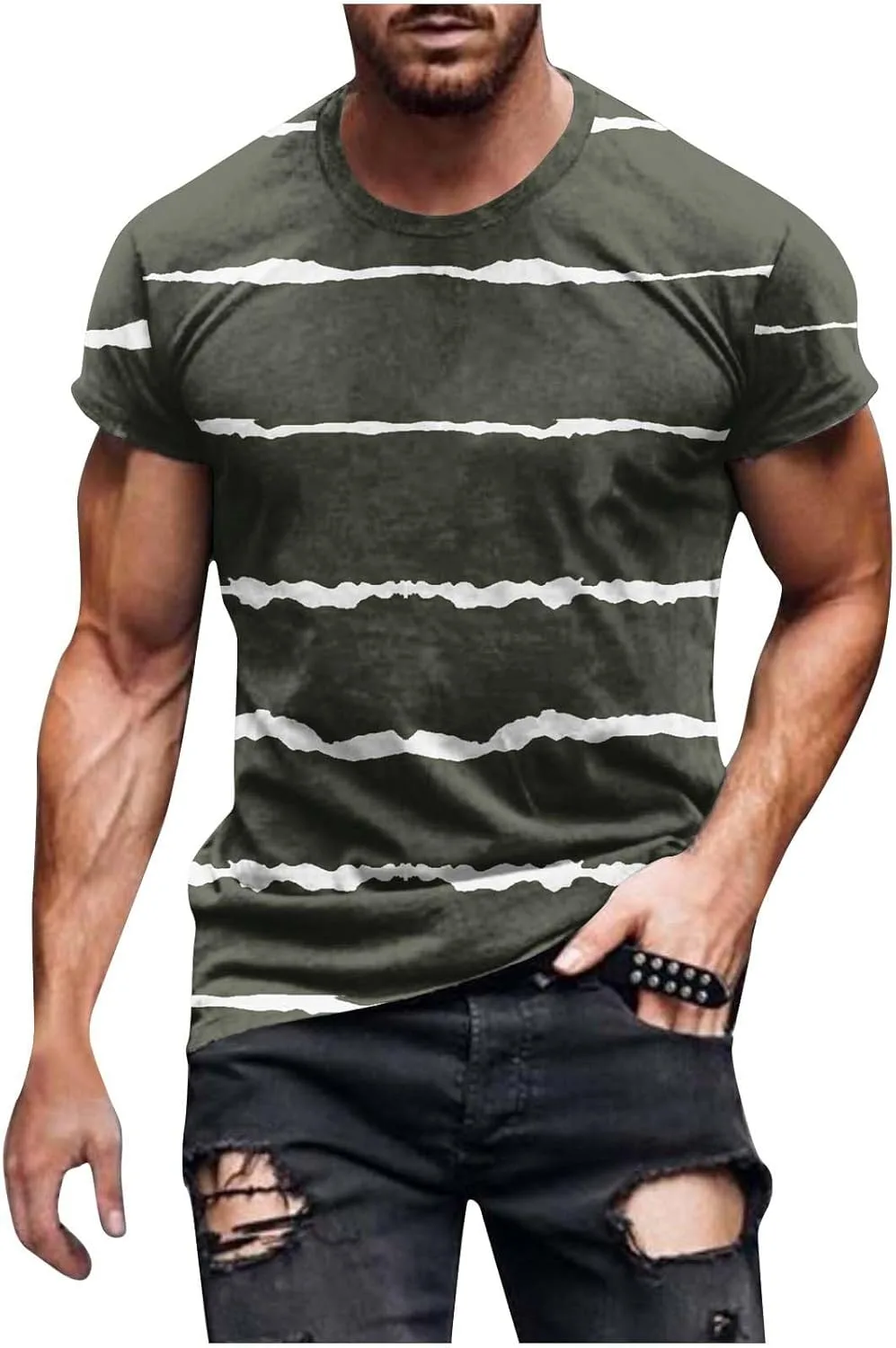 

Футболка мужская Muscularfit Loose Fit с принтом