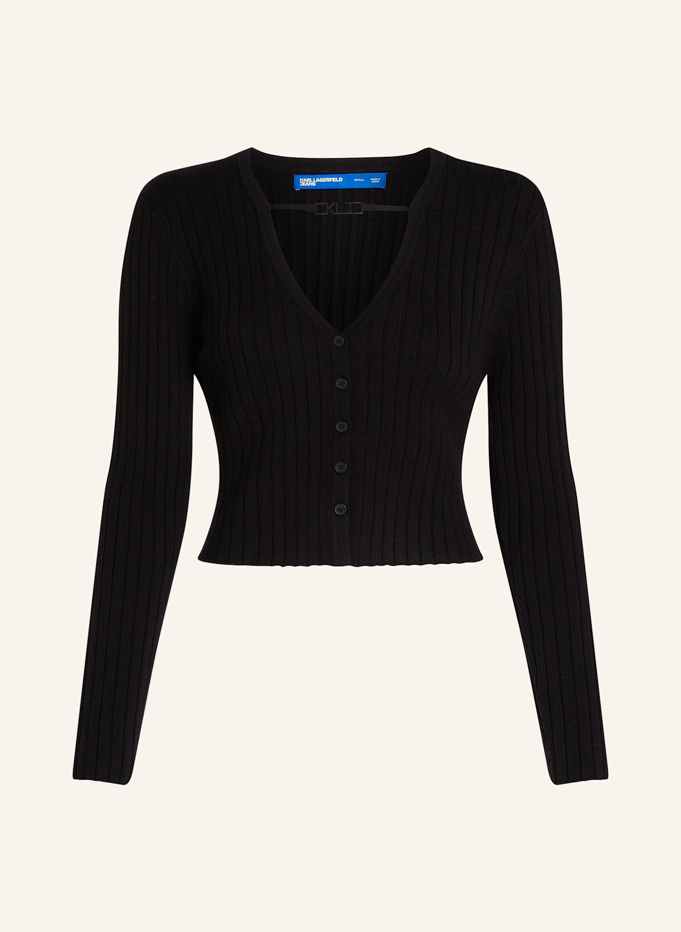 

Короткий кардиган Karl Lagerfeld Jeans, черный