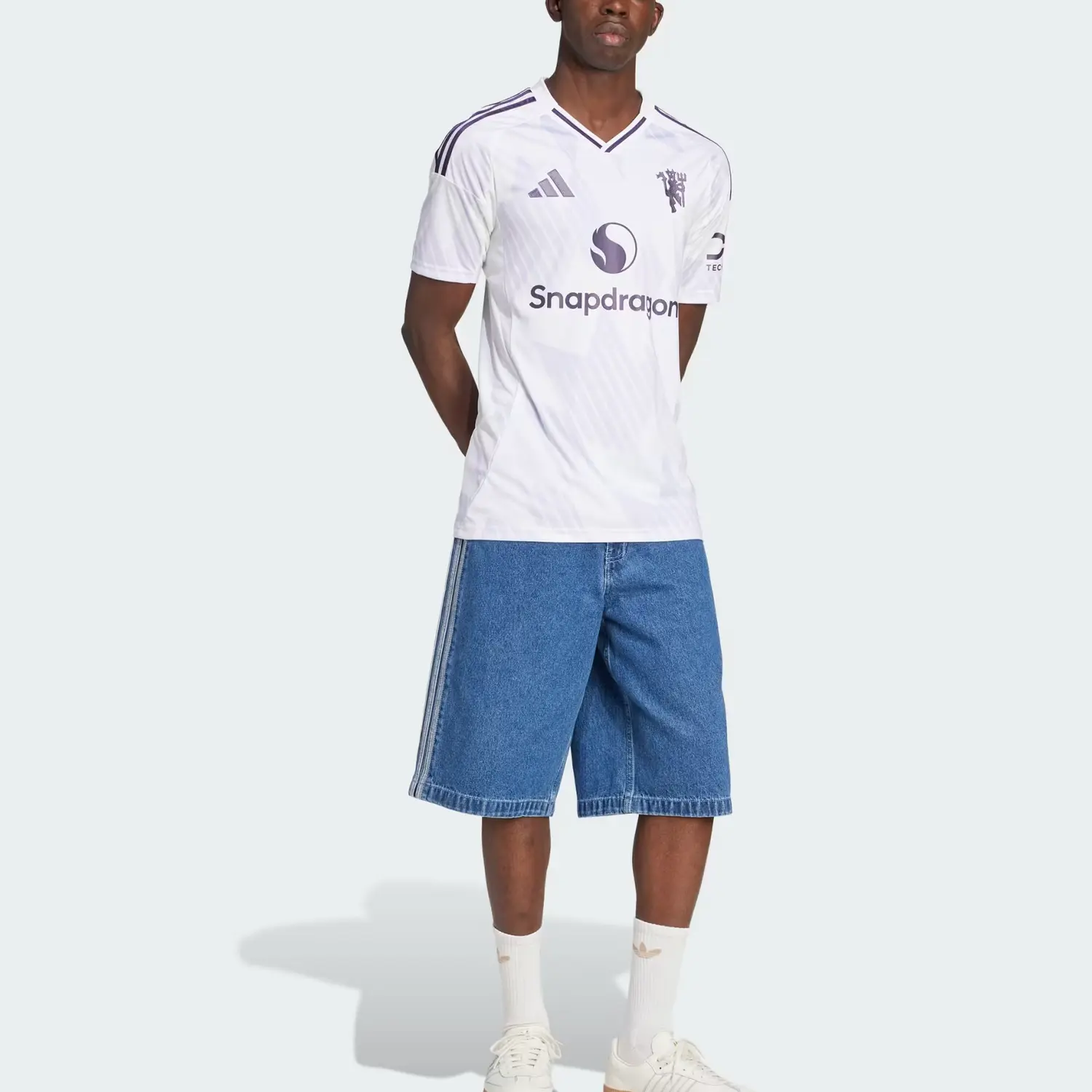 Футболка Manchester United 25/26 Away Adidas, белый — фото 3