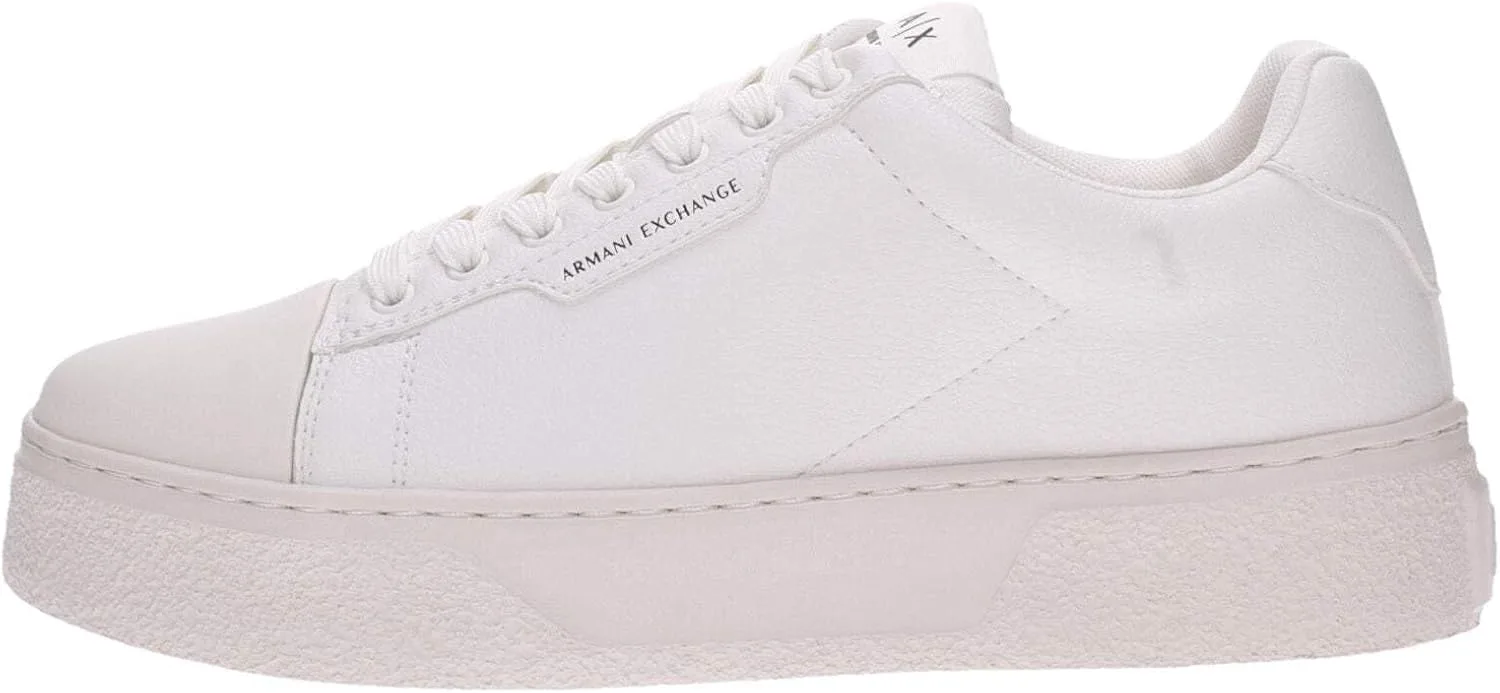 Кроссовки Armani Exchange Lion Chunky Herren-Sneaker, белый/темно-синий