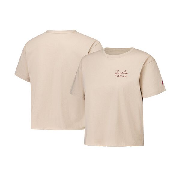 

Женская футболка midi Florida State Seminoles Clothesline Cotton League Collegiate Wear
