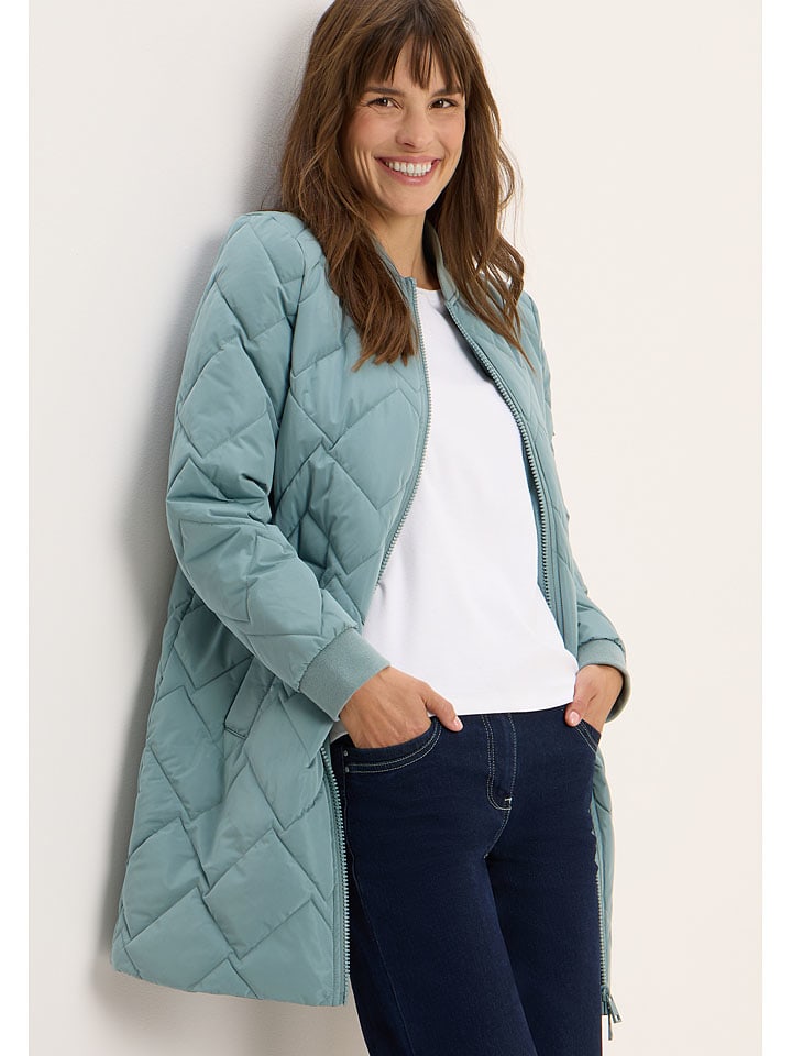 

Cecil Стеганое пальто светло-голубого цвета