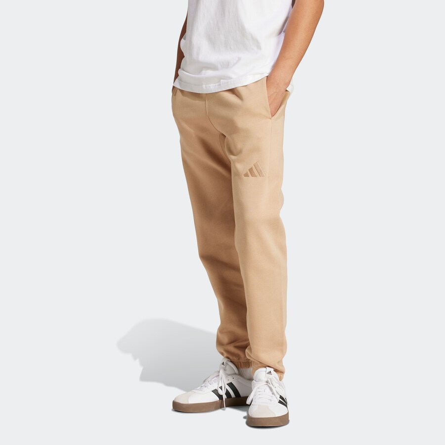 

Зауженные спортивные брюки ADIDAS SPORTSWEAR, кремовый