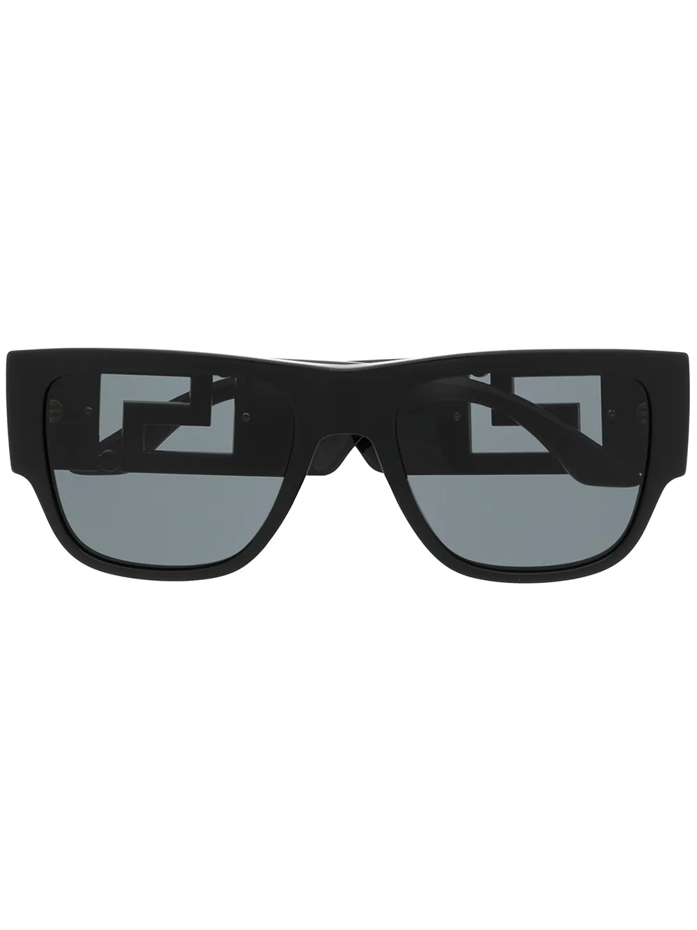 

Солнцезащитные очки в массивной оправе Versace Eyewear, черный