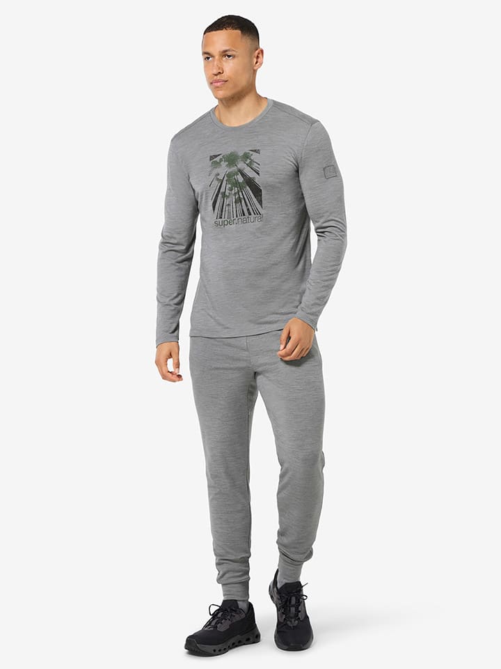 

Super.natural Функциональная рубашка с длинными рукавами "Point Of View Bio" серого цвета