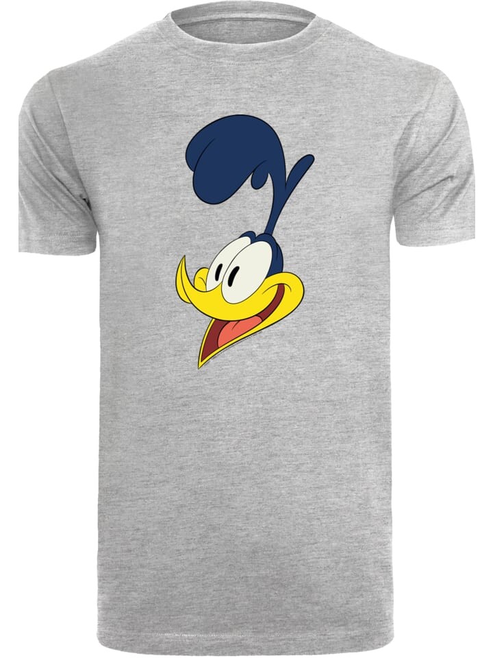 

Футболка F4NT4STIC Looney Tunes Road Runner Face, пестрый серый