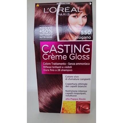 

L`OreAl Paris Casting Crёme Gloss Полуперманентная краска для волос 550 Красное дерево, L'Oreal