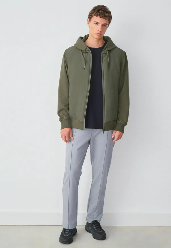 Толстовка с капюшоном и застежкой-молнией (гибридная модель) Next, Khaki Green — фото 2