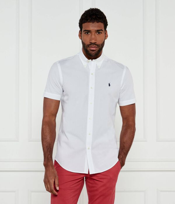 

Рубашка мужская Polo Ralph Lauren Custom Fit, белый