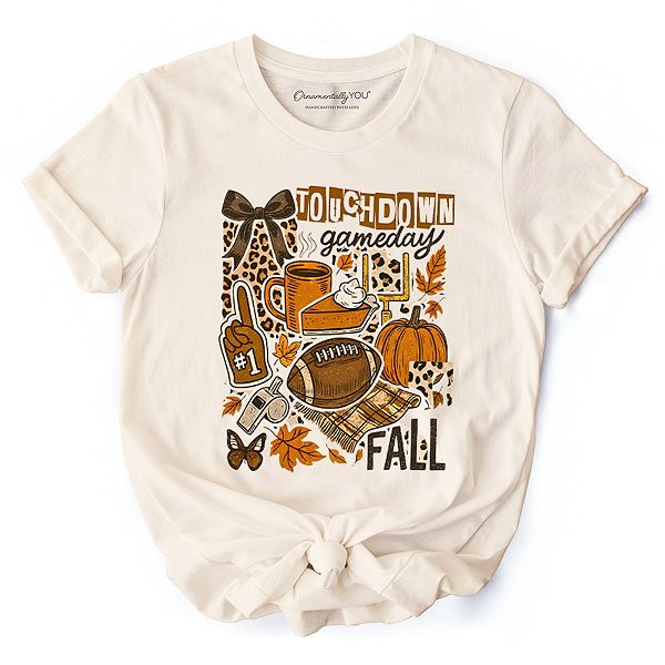 

Футболка Touchdown в стиле ретро Ornamentallyyou, Natural