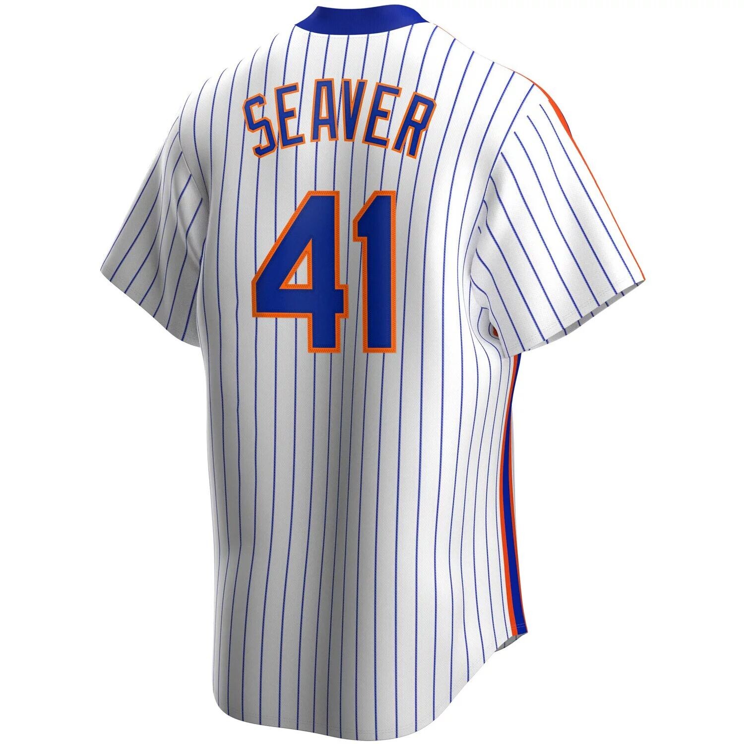 Мужское белое джерси Tom Seaver New York Mets Home Cooperstown Collection Player Nike — фото 3