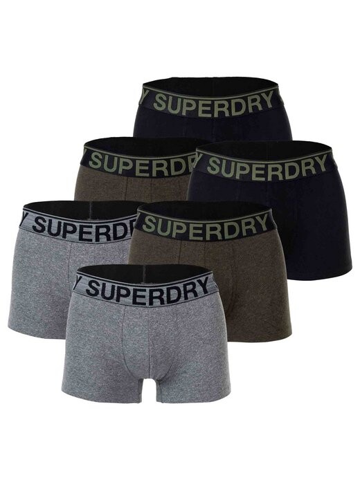 

Шорты-Боксеры, упаковка из 6 шт. Superdry, мультиколор